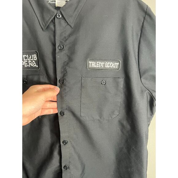 Throttle Threads Men’s Large Strip Club Choppers Shirt Talent Scout Black Street - Picture 10 of 13